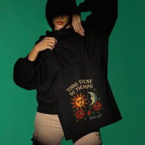 Totebag entre el sol y la luna