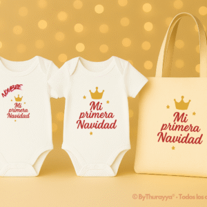 Regalo Navidad Bebé · Pack 2 Bodies + Tote Bag | ByThurayya